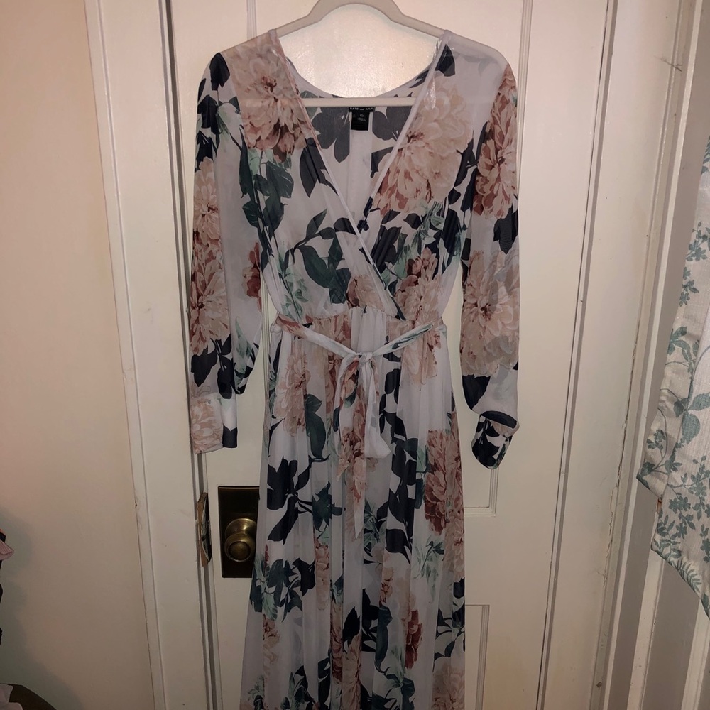 Maxi floral dress